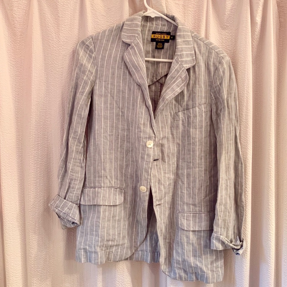 Rugby seersucker blazer